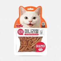 더캣츠 미니리얼 고양이 육포 (닭&연어)