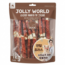 [상시행사] 졸리월드 오리 덴탈 츄러스 1kg
