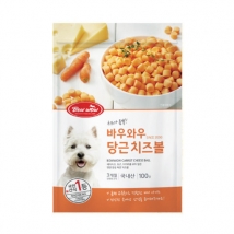 (임박행사 26.12.26) 바우와우-당근볼 100g