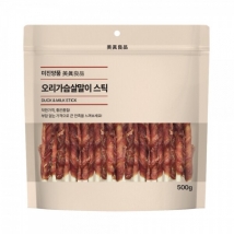 [특가행사] 미진양품-오리가슴살말이 스틱 500g