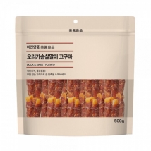 [특가행사] 미진양품-오리가슴살말이 고구마 500g