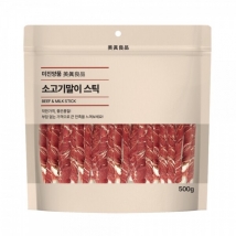 [특가행사] 미진양품-소고기말이 스틱 500g